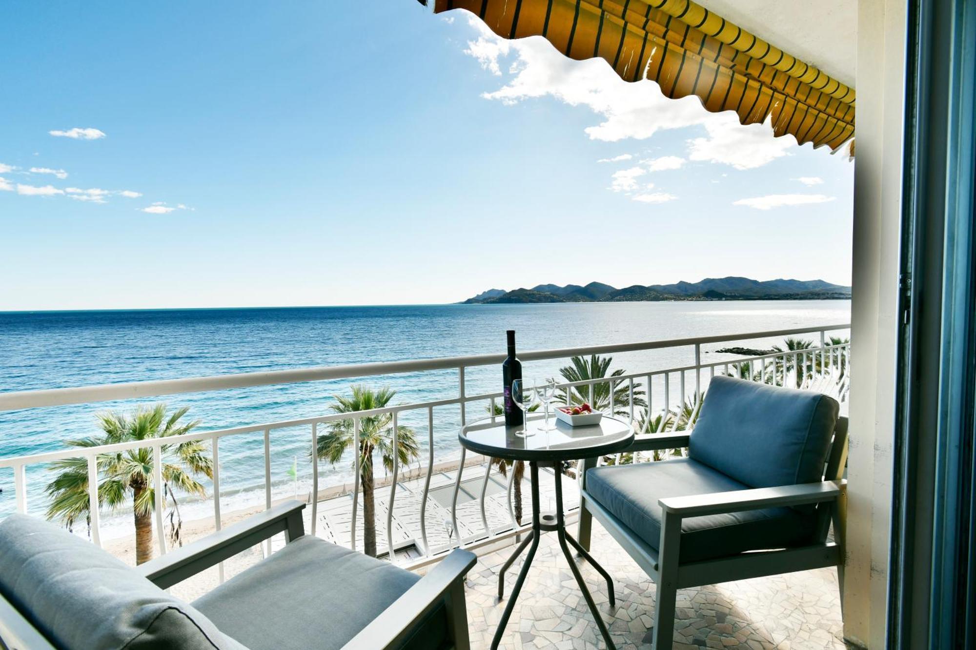 Plage Du Midi- Vue Sur Mer Standing Presta Appartement Cannes Buitenkant foto