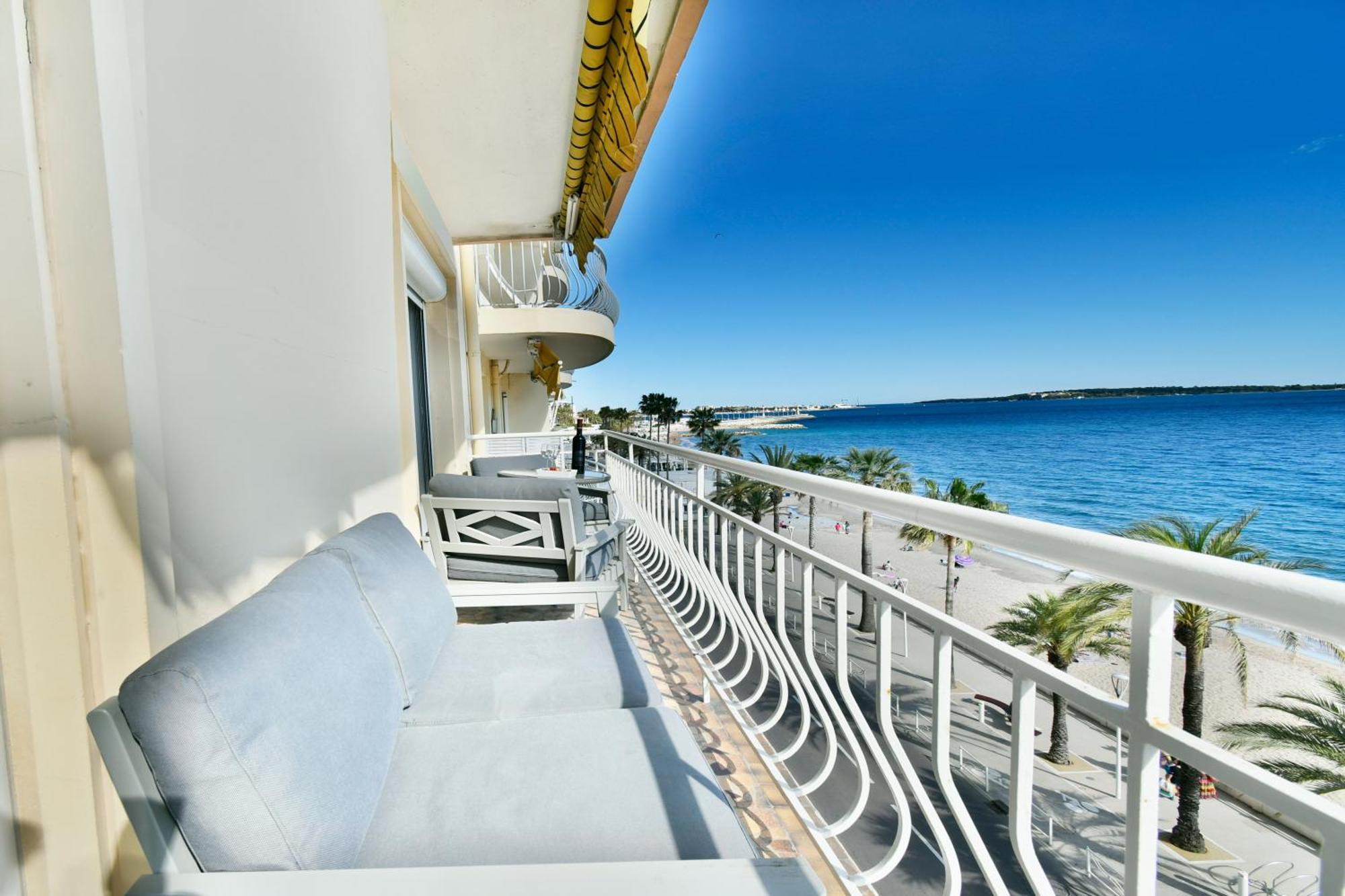 Plage Du Midi- Vue Sur Mer Standing Presta Appartement Cannes Buitenkant foto